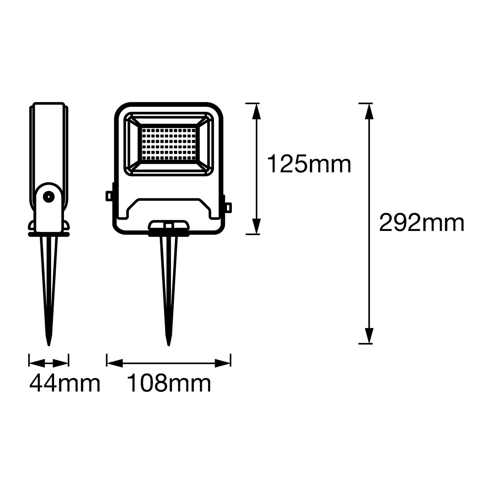 LEDVANCE Endura Garden Flood 10W LED lauko prožektorius