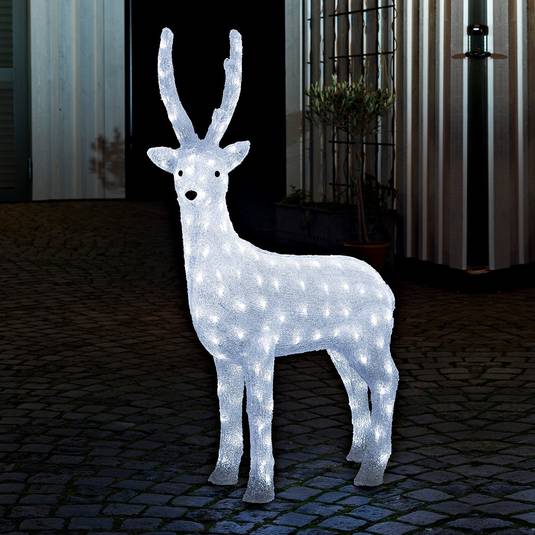 *For X-Mas*: LED-Leuchtfigur “Rentier” aus Acryl, stehend (Kopie) Lampenwelt
