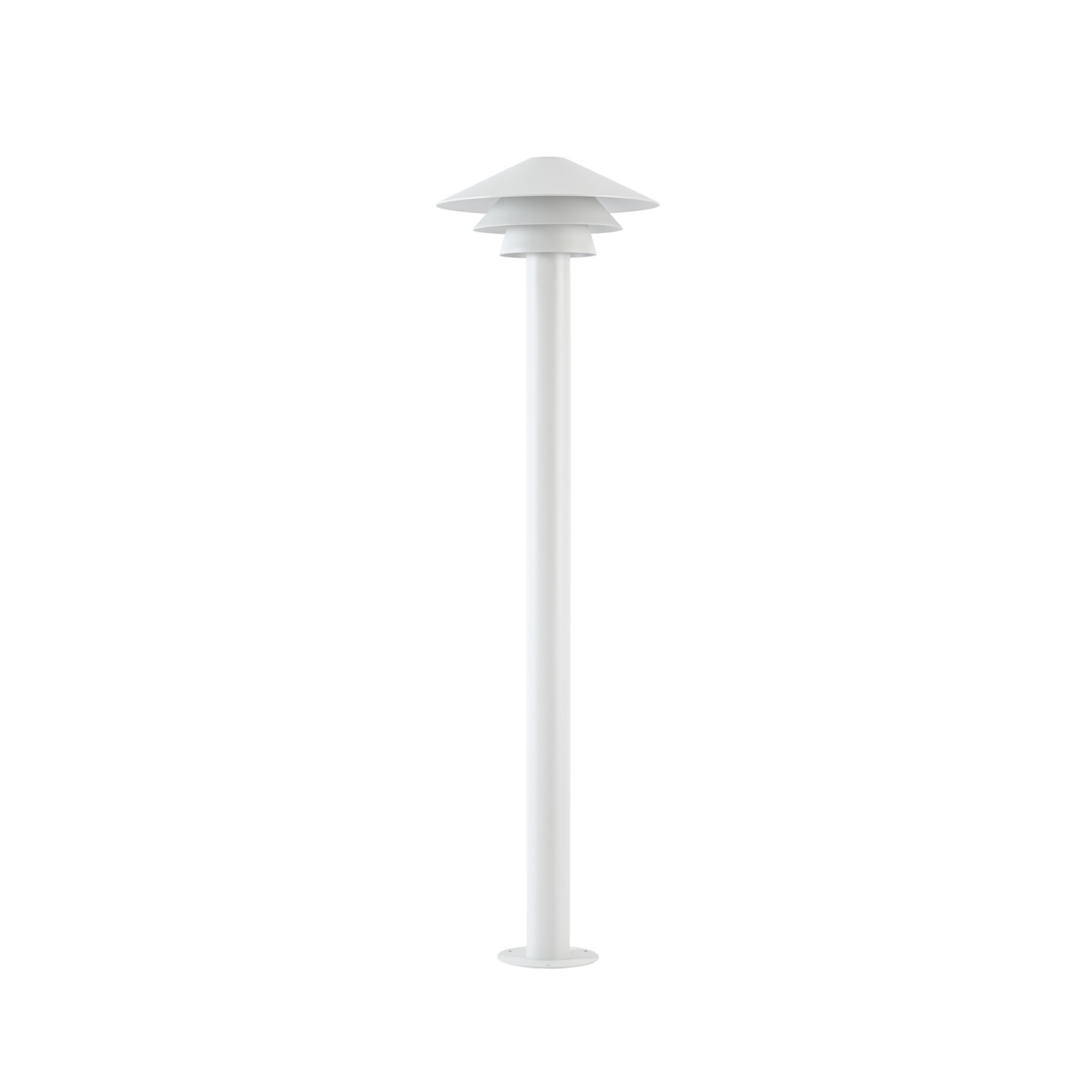 Bornes lumineuses LED Montaro, blanches, 110 cm, aluminium, IP54 - Lucande