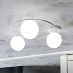 "Ascella" lubinis šviestuvas, trijų lempučių, baltas/opal