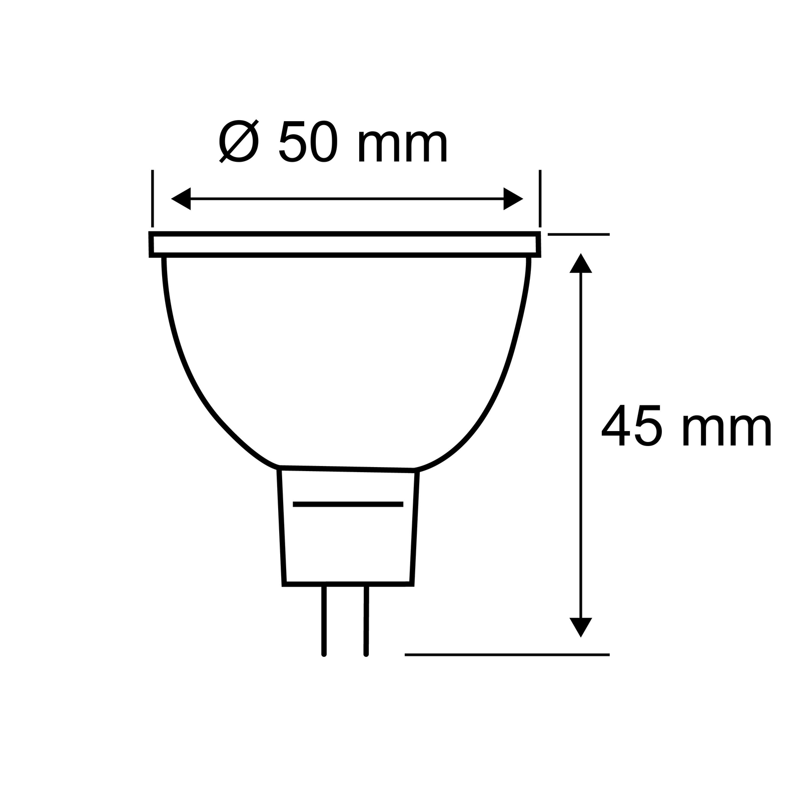 Paulmann LED reflektor GU5.3 6.5W 827 dim bijela