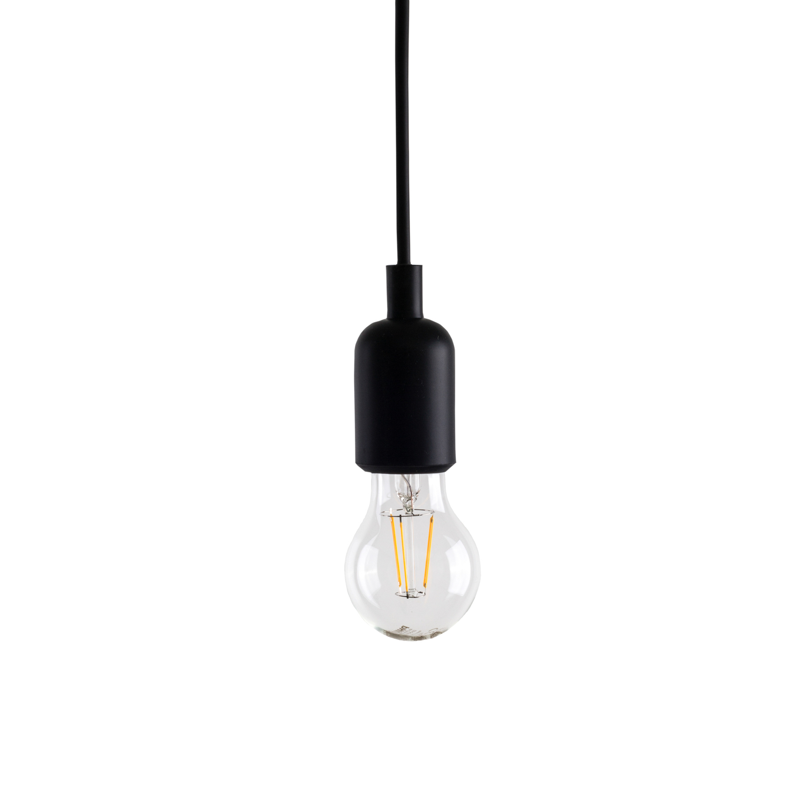 LED hanglamp Maman zwart 14-lamps helder