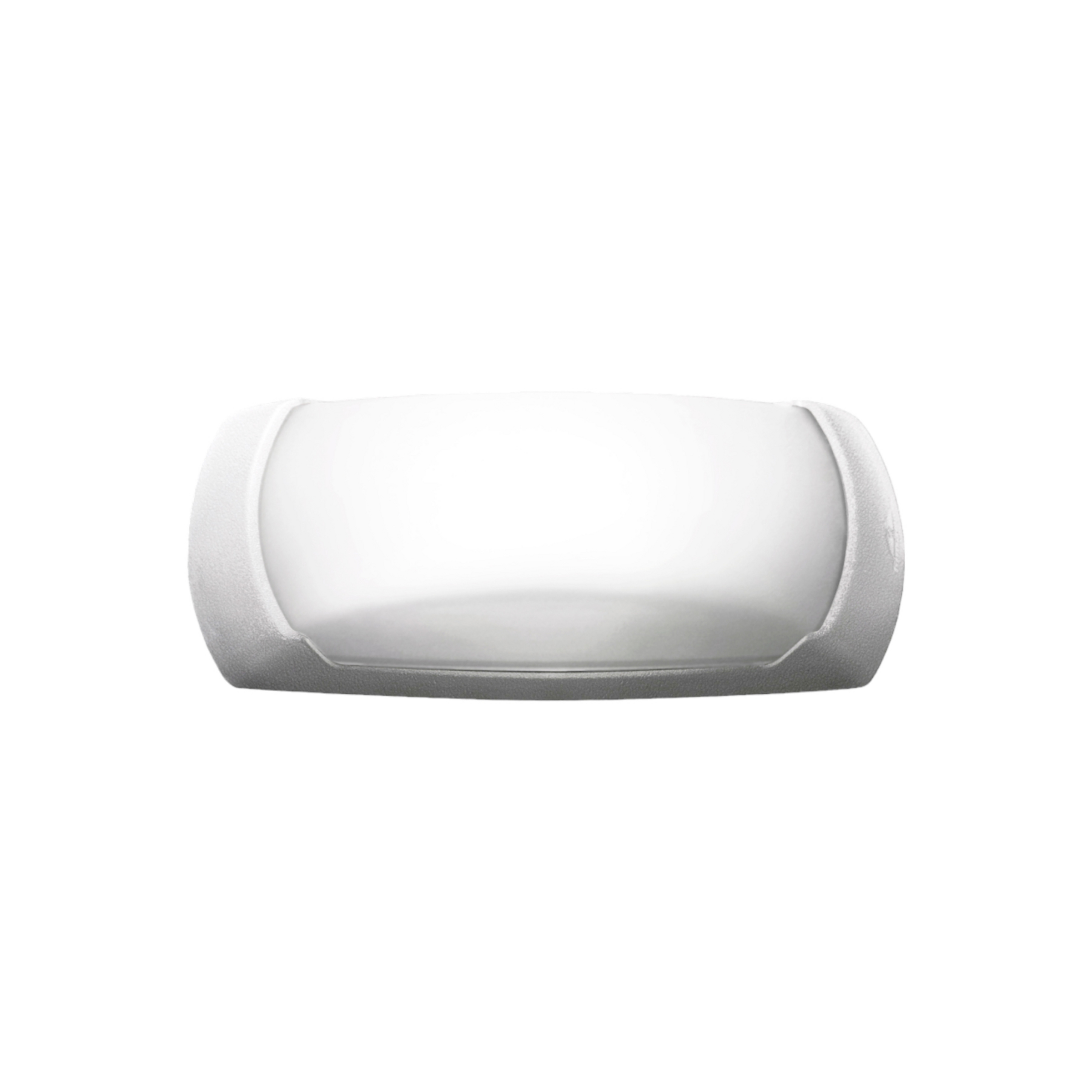 Außenwandleuchte Francy, weiß/opal, GX53 CCT, frontal