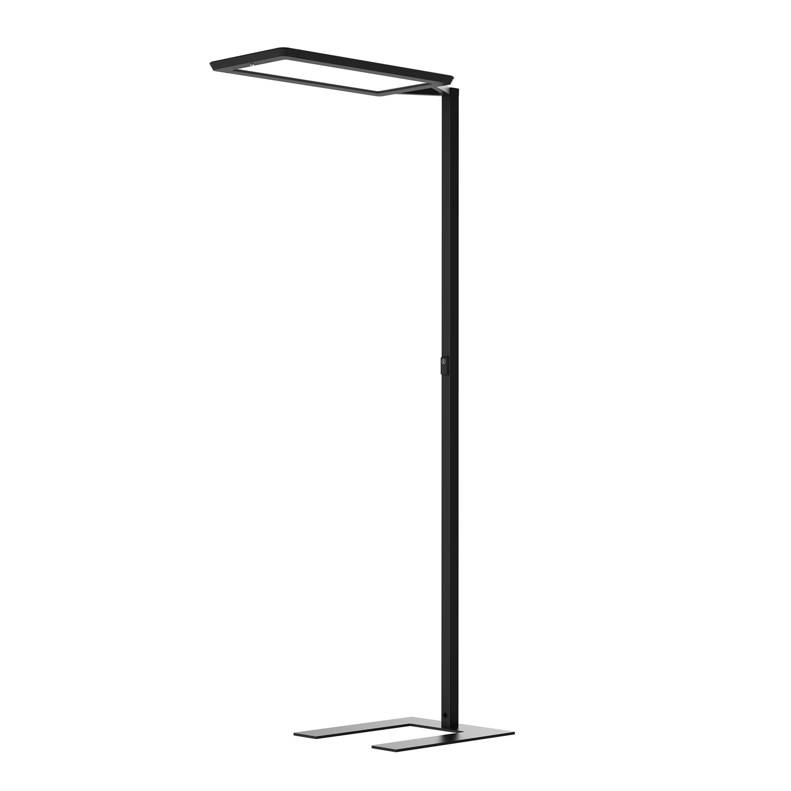 LED-Stehlampe Yara.single VTL, BT, PIR, schwarz