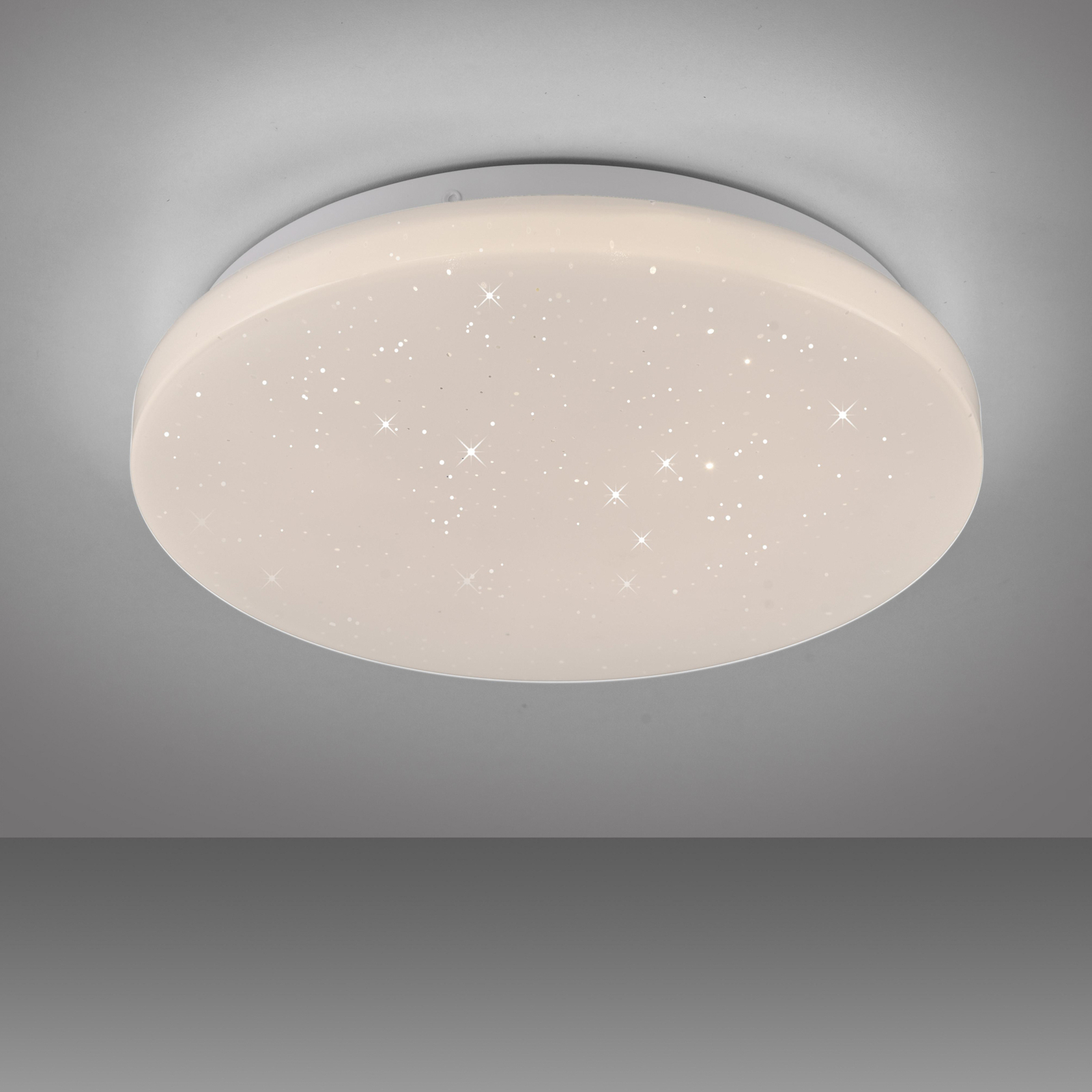 JUST LIGHT. LED ceiling light Uranus, plastic, 3,000 K
