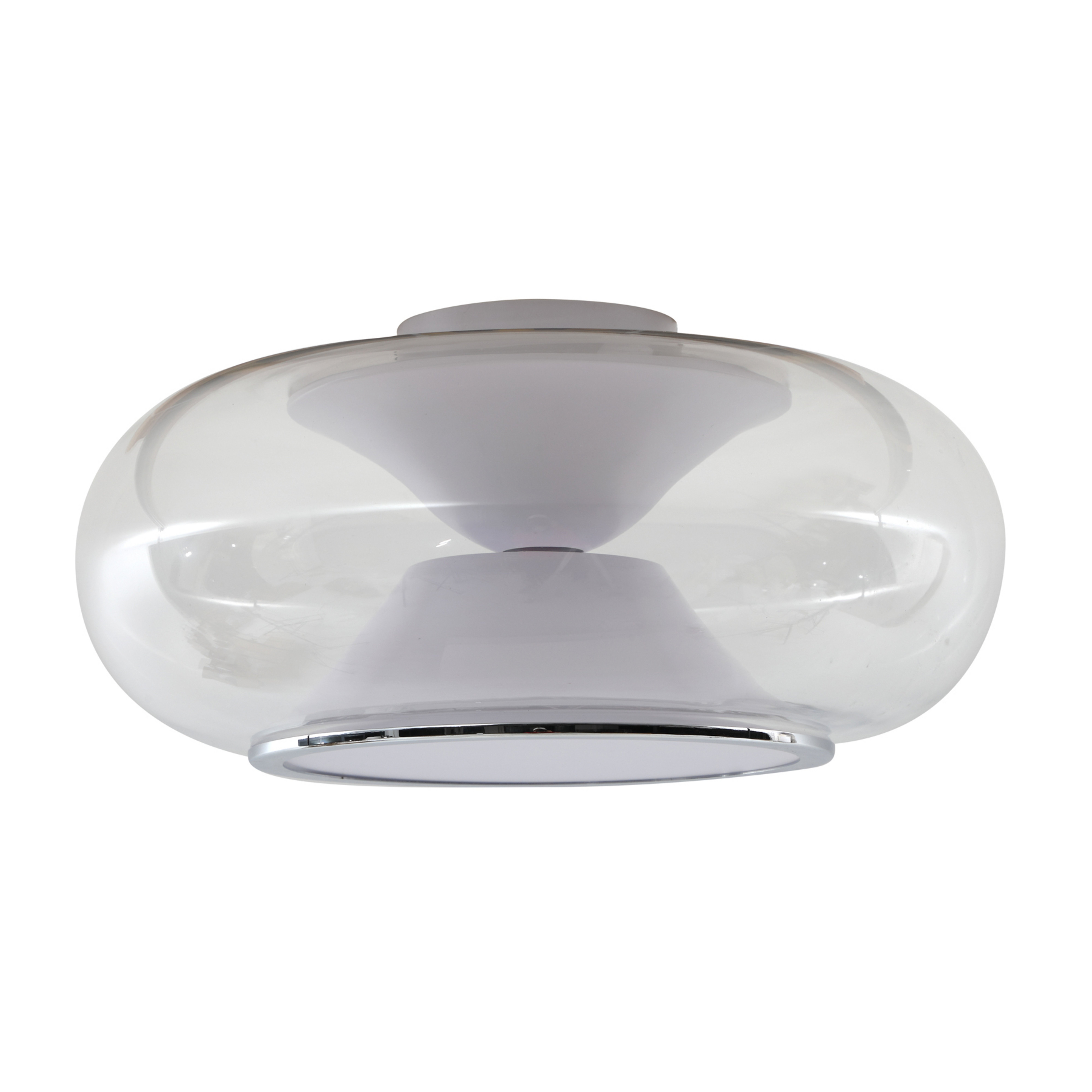 Orasa LED Ceiling Lamp White/Clear - Lucande