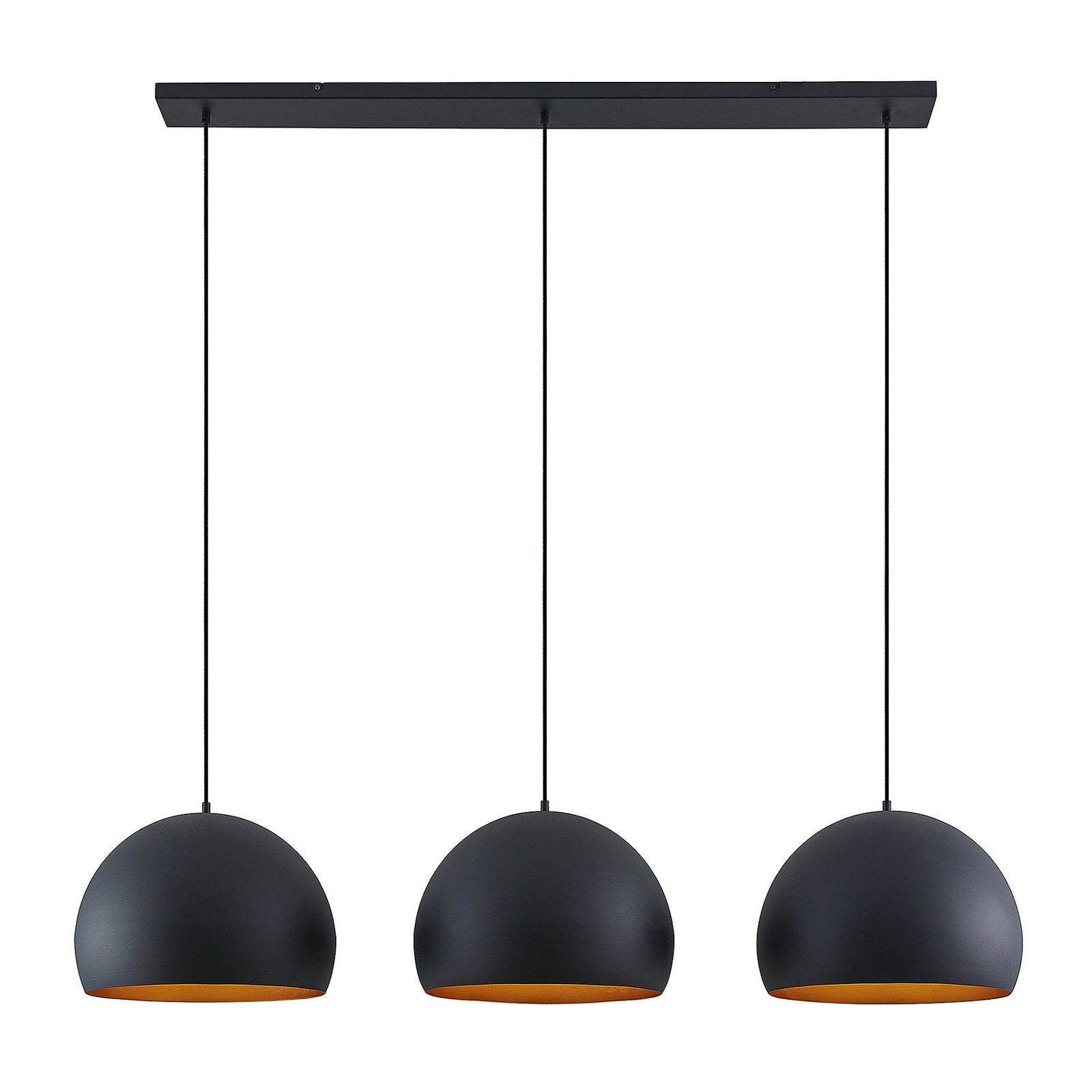 Tarjei Závěsná Lampa L146 Black/Gold - Lindby