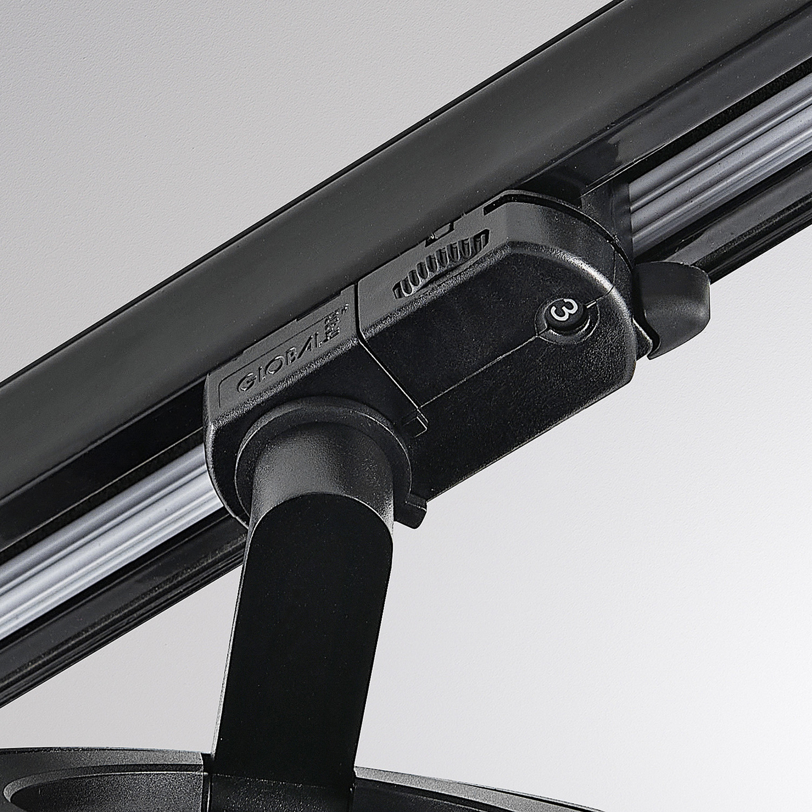 Molto Luce Projecteur LED triphasé sur rail Mag, noir, 827