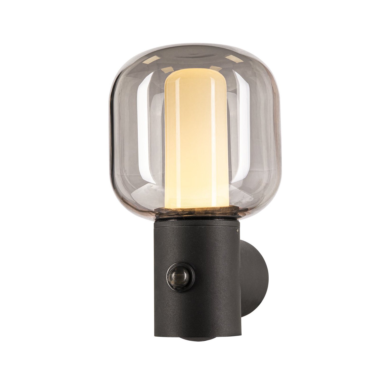 Ovalisk Buiten Wandlamp w/Sensor LED Anthracite - SLV