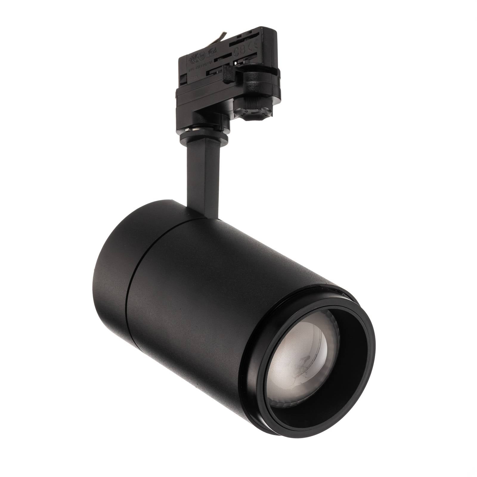 Arcchio LED-Schienenstrahler Nanna, 3000K, schwarz, DALI