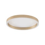 Plafoniera LED Rotundo, ottone spazzolato, dimmerabile, Ø 40 cm - Lucande