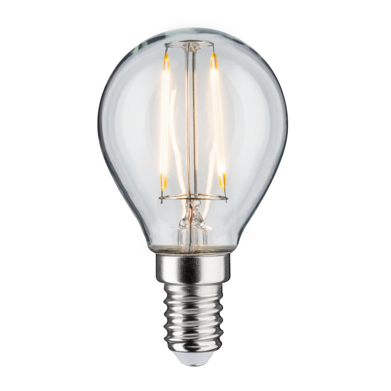 Paulmann LED bulb E14 2.7W 2,700K filament 2-pack