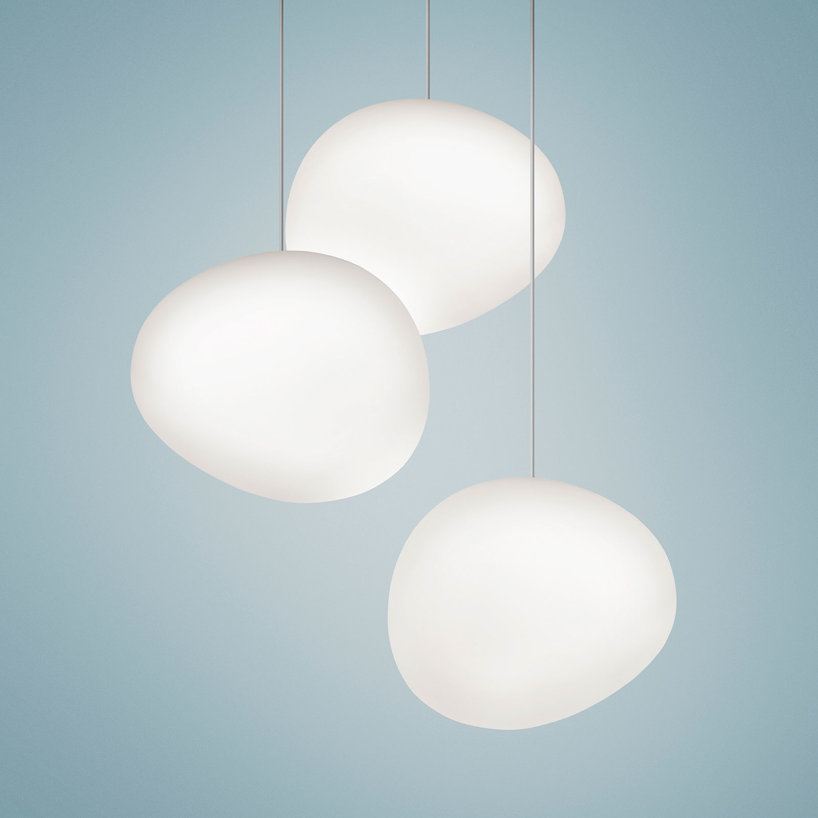 Foscarini Gregg piccola hanglamp, wit