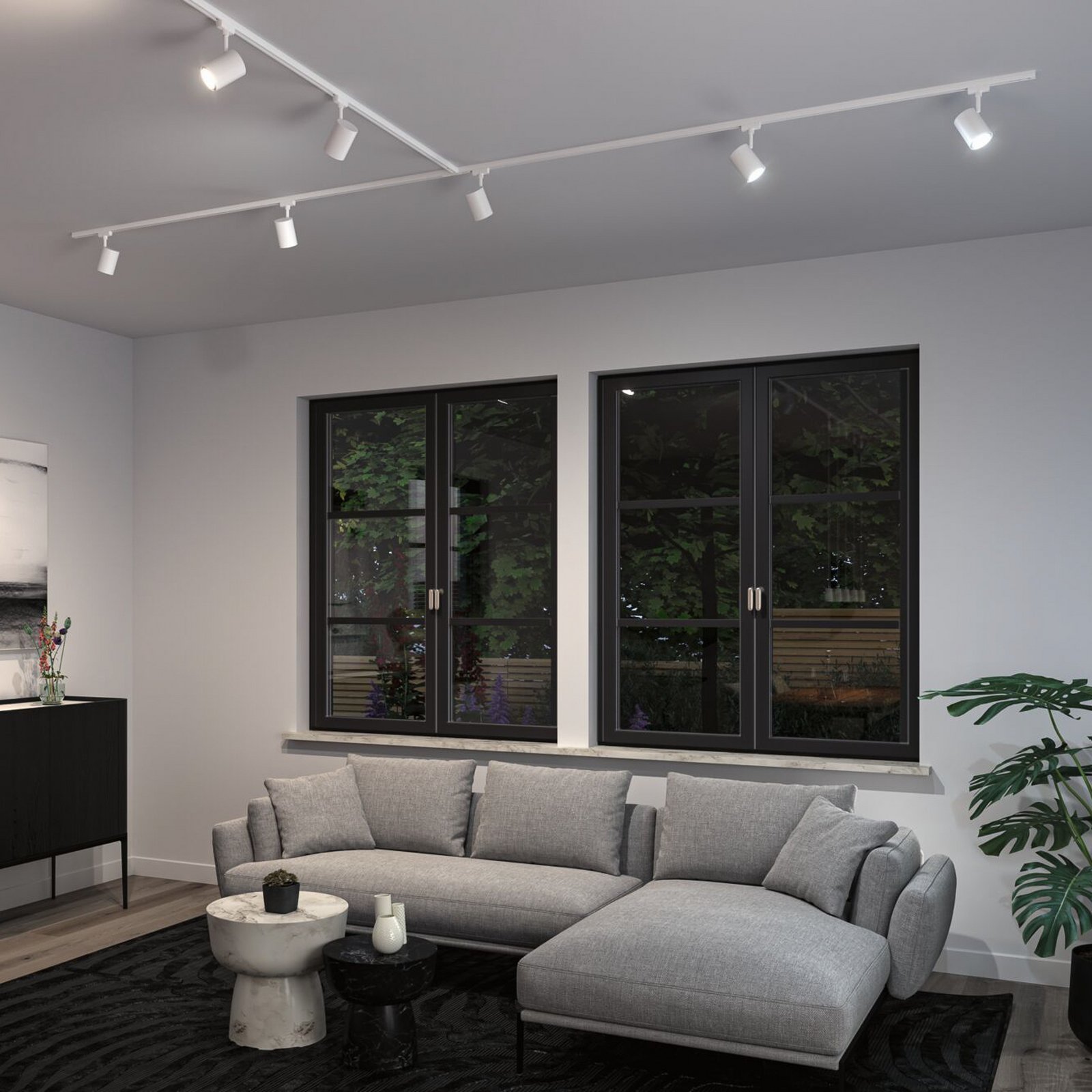 Paulmann URail LED-Spot Luxe, ZigBee, signalinis baltas, GU10