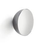 New Works Wandspiegel Aura, stahlfarben, Edelstahl