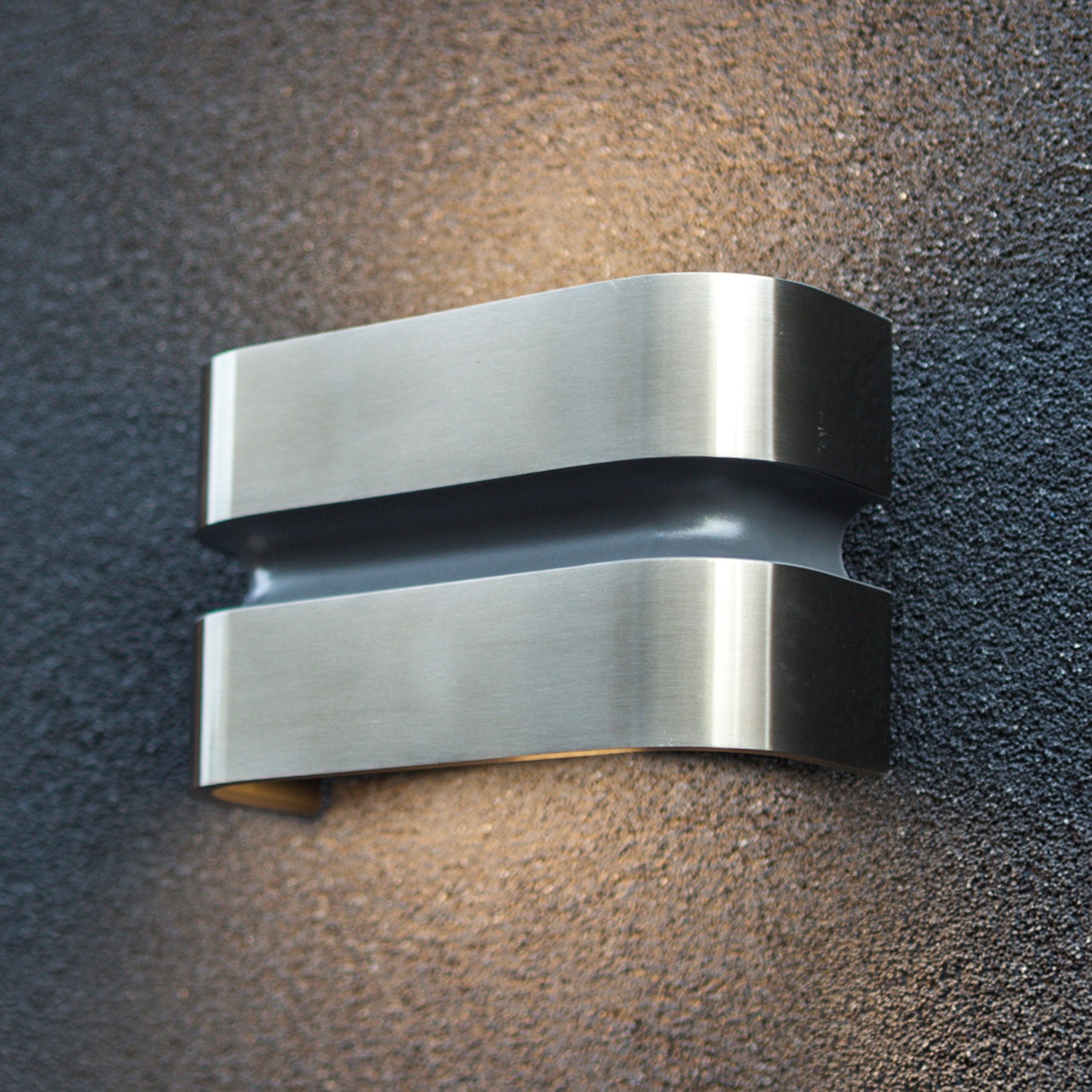 Eco-Light Maya LED outdoor wall light, stainless steel, stainless steel, 15 W, energy efficiency: A+, W: 18 cm, H: 10.8 cm
