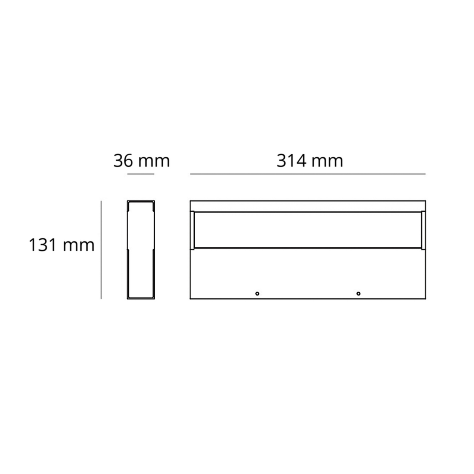 LED-Wandleuchte Regolo, weiß, 31 cm, up/down, 38 W, 930 LED-Wandleuchte Regolo, weiß, 31 cm, up/down, 38 W, 930