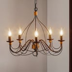 Candelabru Fiamma Marrone 5fl. fără abajururi