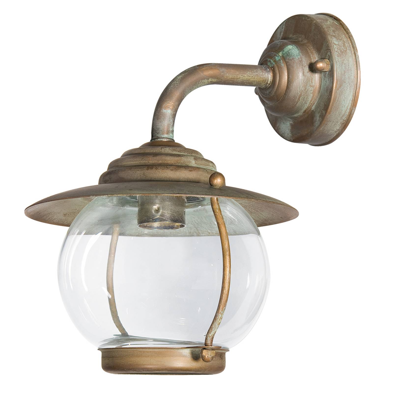 Olivia round outdoor wall lamp IP44 Lights.co.uk