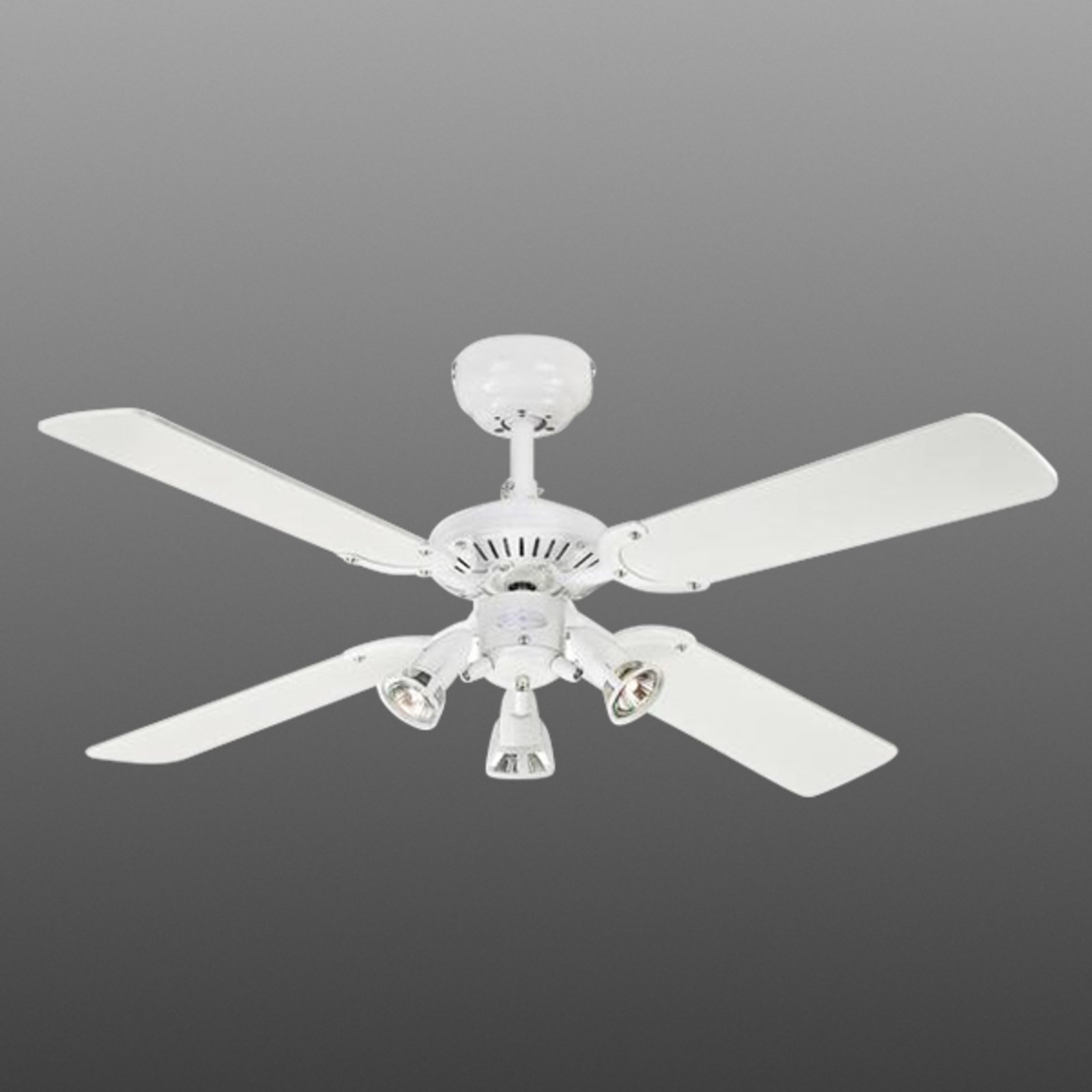 Ceiling Fan Princess Euro With 3 Bulbs Lightscouk