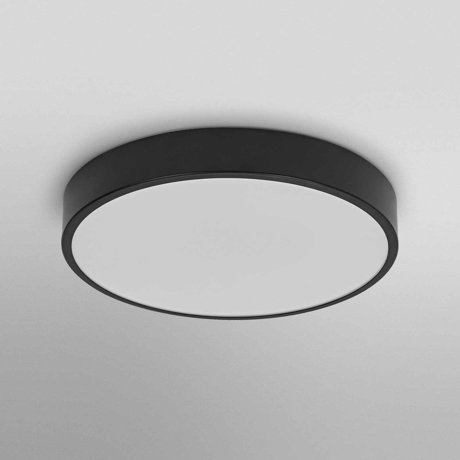 OSRAM LED-Deckenlampe ORBIS SLIM MOIA schwarz Ø 28 cm Metall