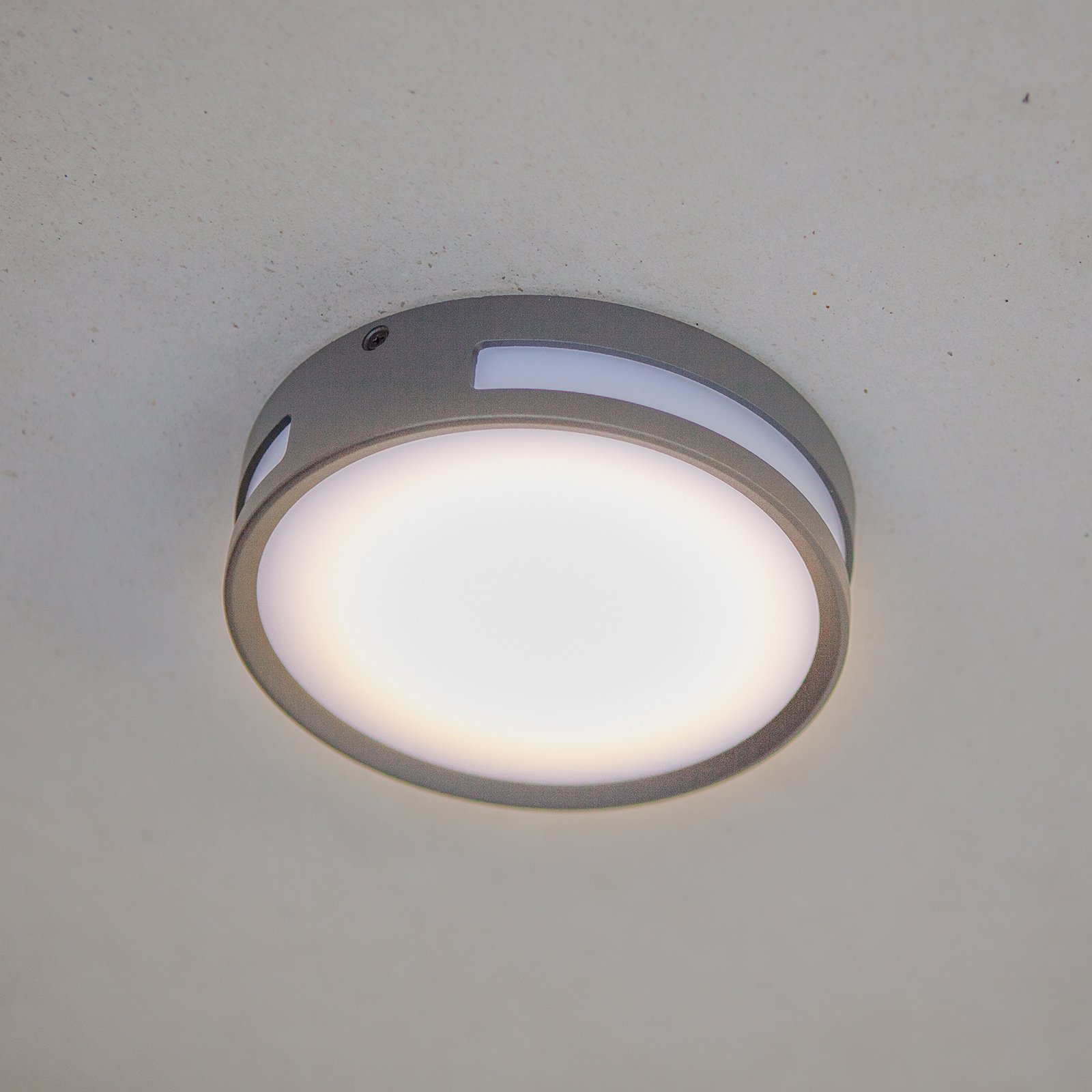 Φωτιστικό οροφής Rola LED για εξωτερικούς χώρους, στρογγυλό