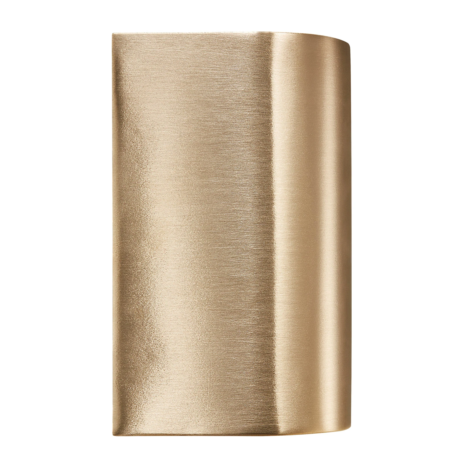 Außenwandlampe Canto Maxi 2, messingfarben, GU10, 17cm, IP44