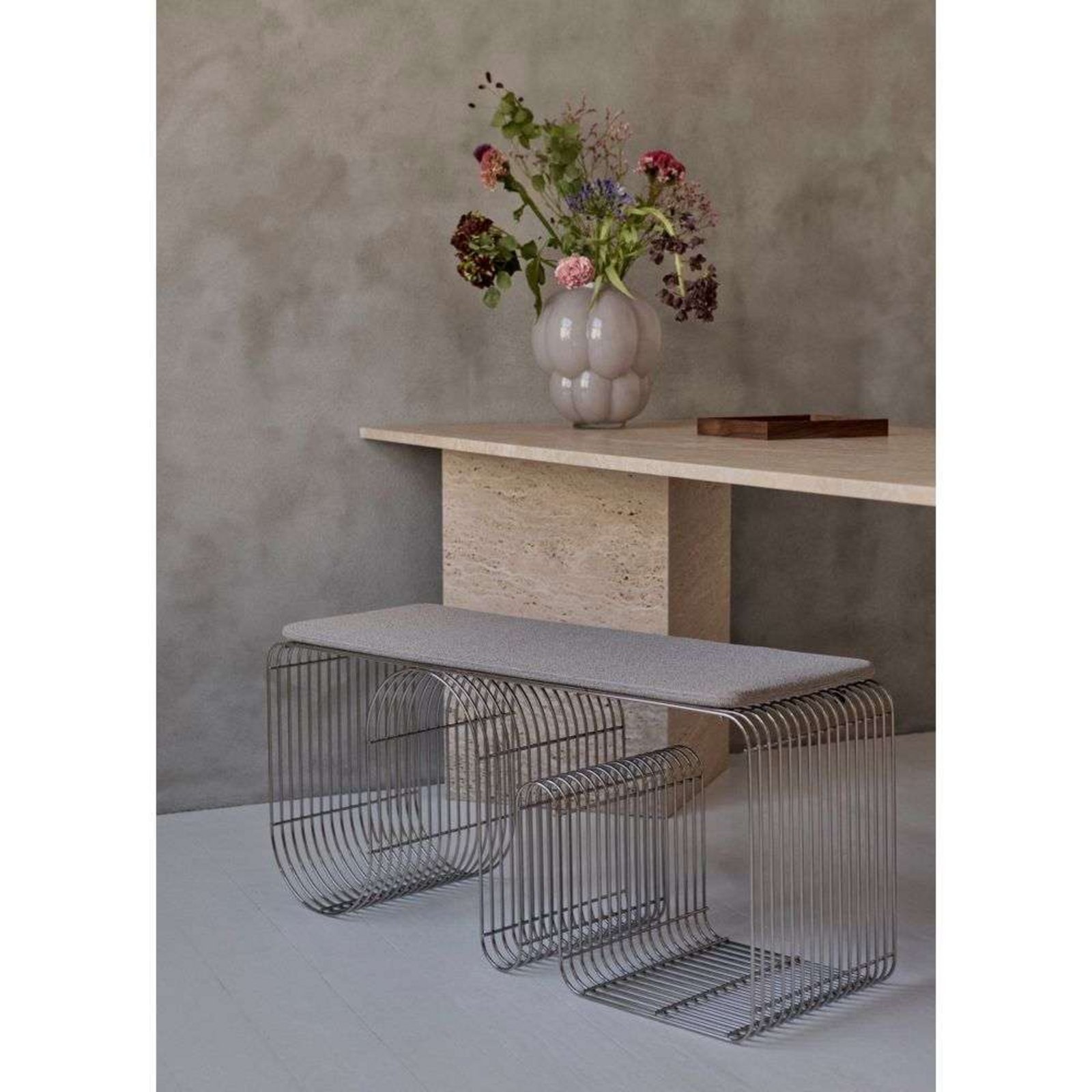 Curva Bench Silver - AYTM