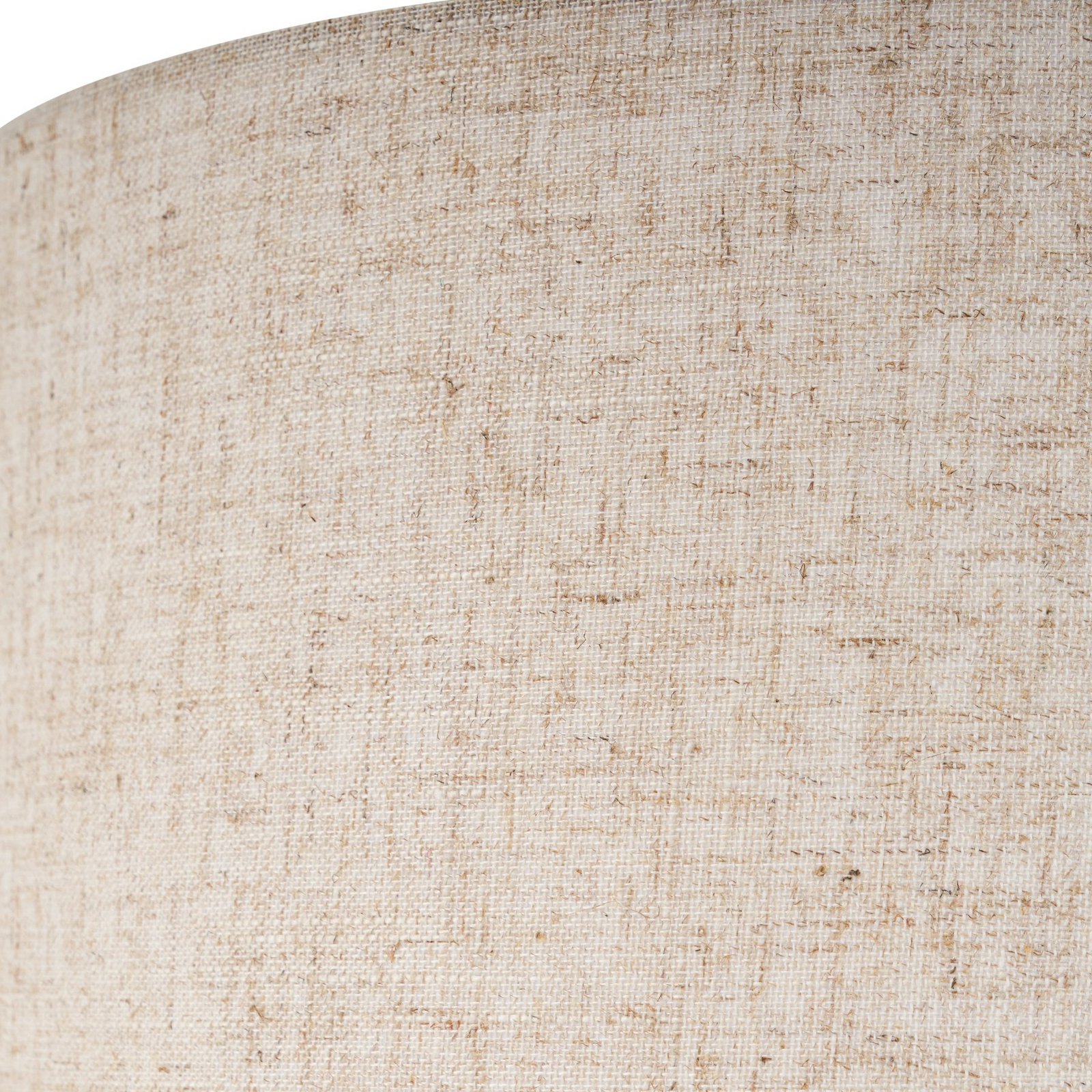 lámpara de mesa Lindby Elfie, Ø 35 cm, beige, lino, E27