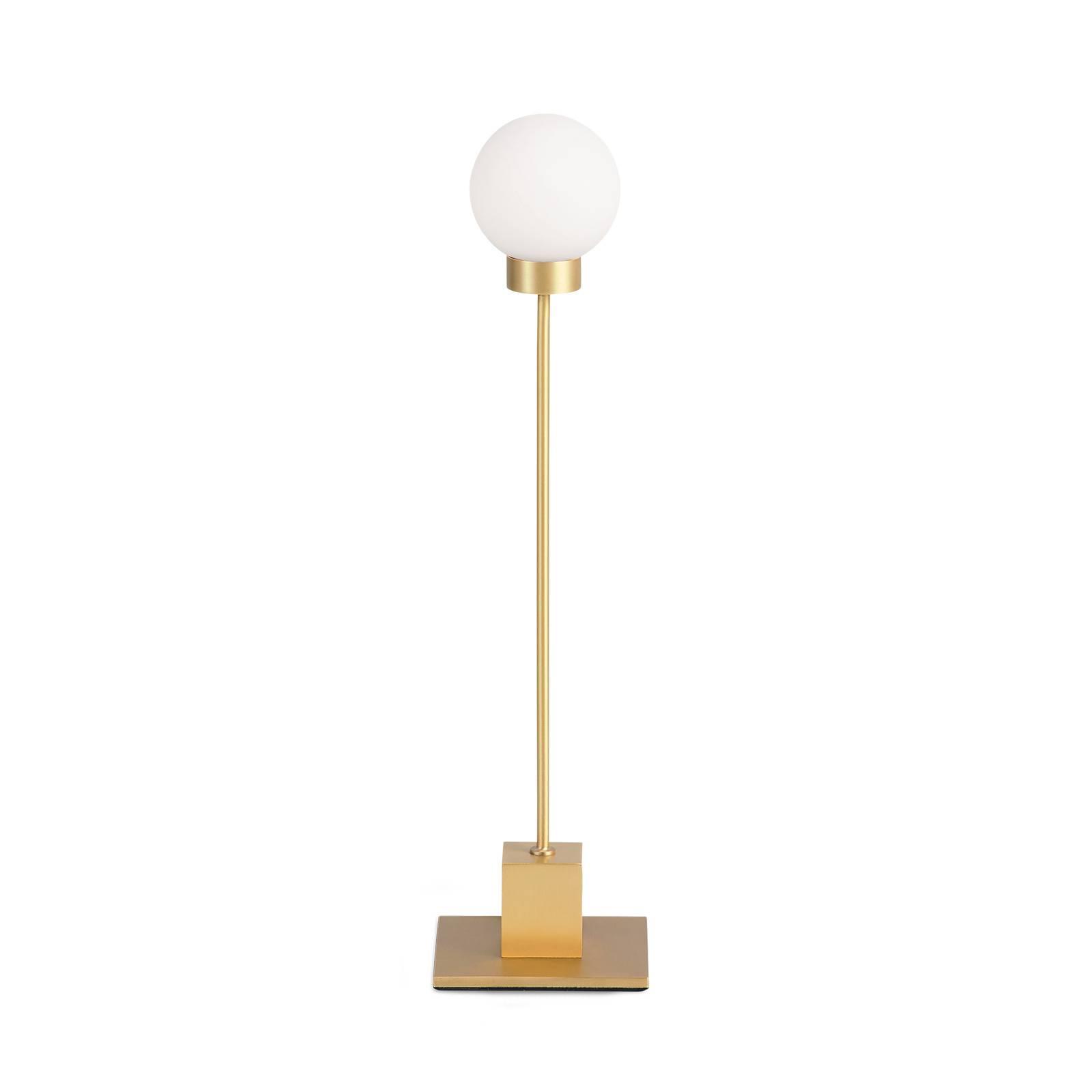 Northern Tischleuchte Snowball, Messing