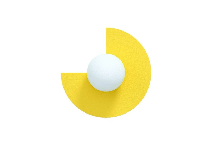 Swedish Ninja – Candy Big Circle 270 S Wandleuchte, gelb