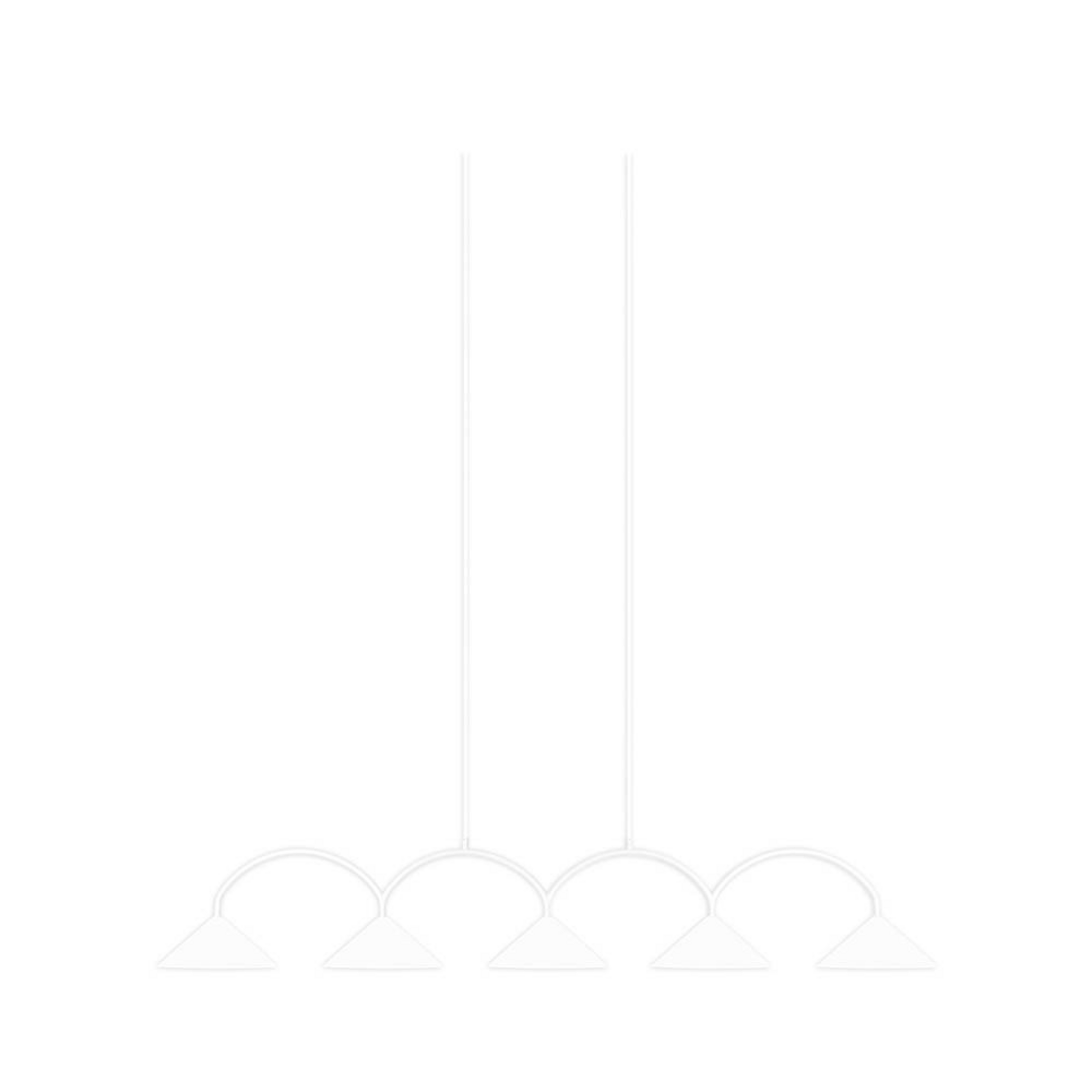 Curve 5 Suspension White - Globen Lighting