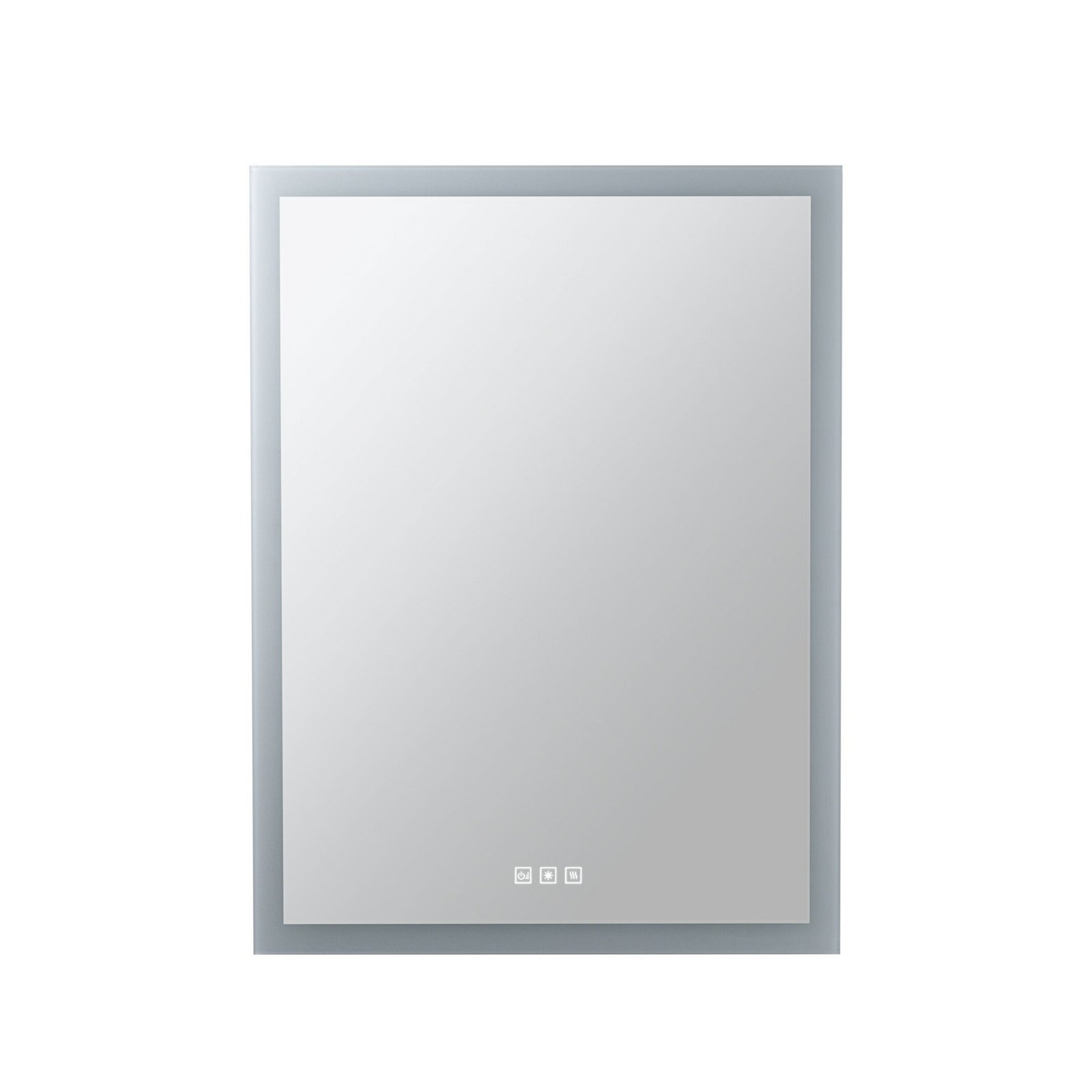 Paulmann LED wall mirror Mirra white 60x80 cm IP44 CCT