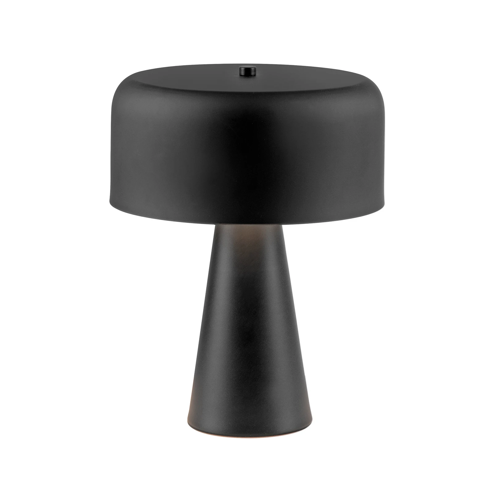 Stolová lampa PENTO, čierna, výška 35 cm, kov, E27