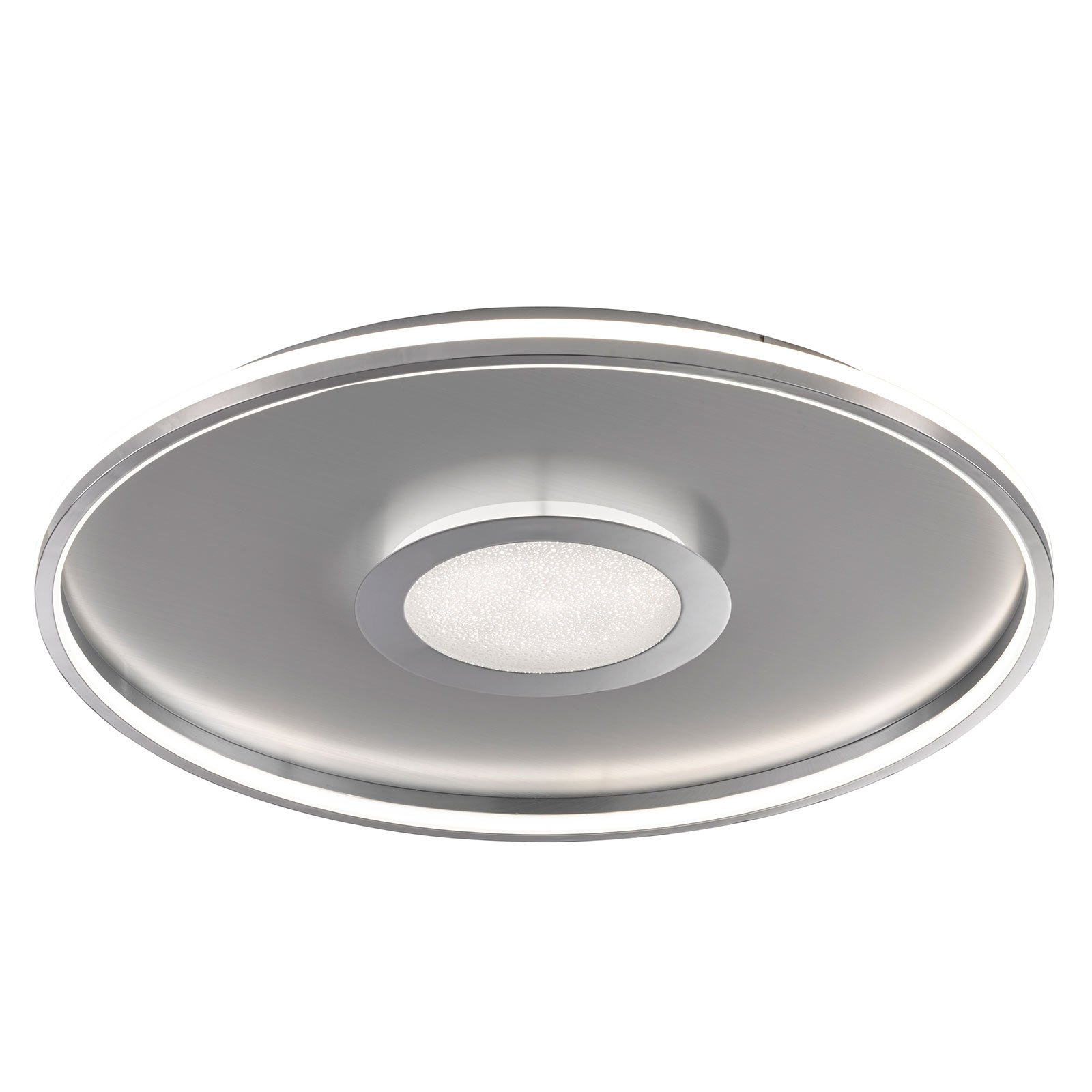 LED ceiling light Bug round, chrome