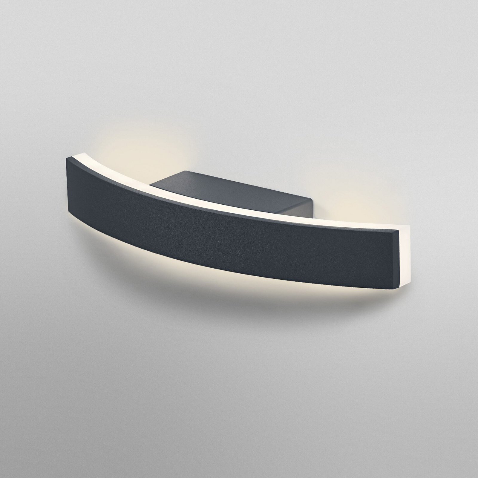 OSRAM LED-Außenwandlampe ENDURA STYLE BOW, dunkelgrau, 27 cm