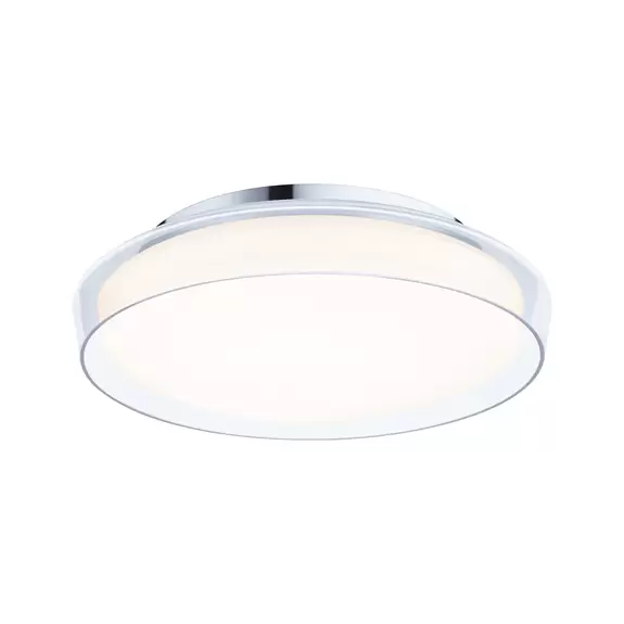 Lampenwelt Paulmann Luena LED-Deckenleuchte IP44 chrom Ø35cm