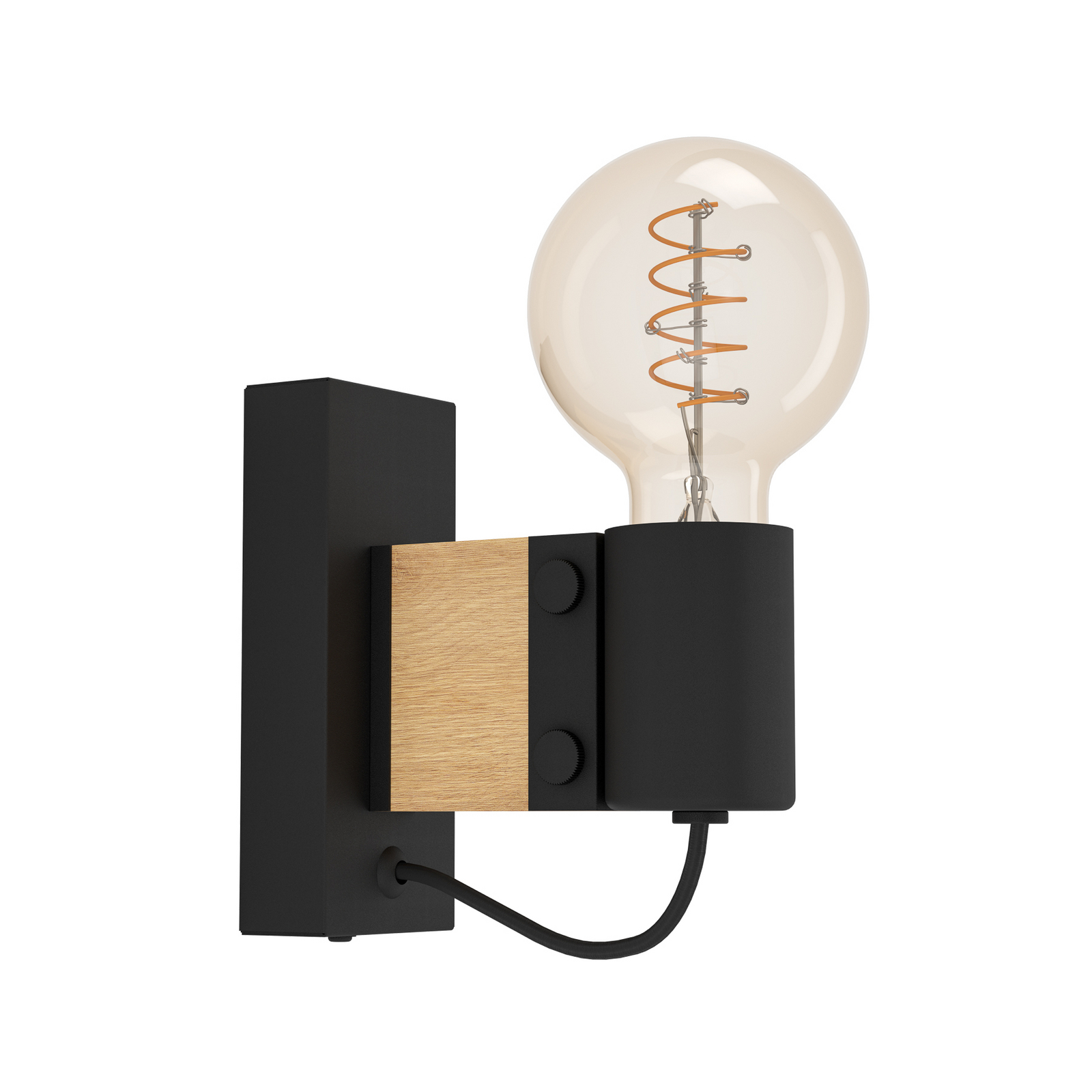 Стенно осветление EGLO Bailrigg от дърво