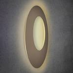 Escale Blade Open LED-vegglampe i bronse Ø 79 cm