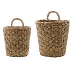 Cestino portaoggetti HDHere, alghe marine, set da 2 - House Doctor