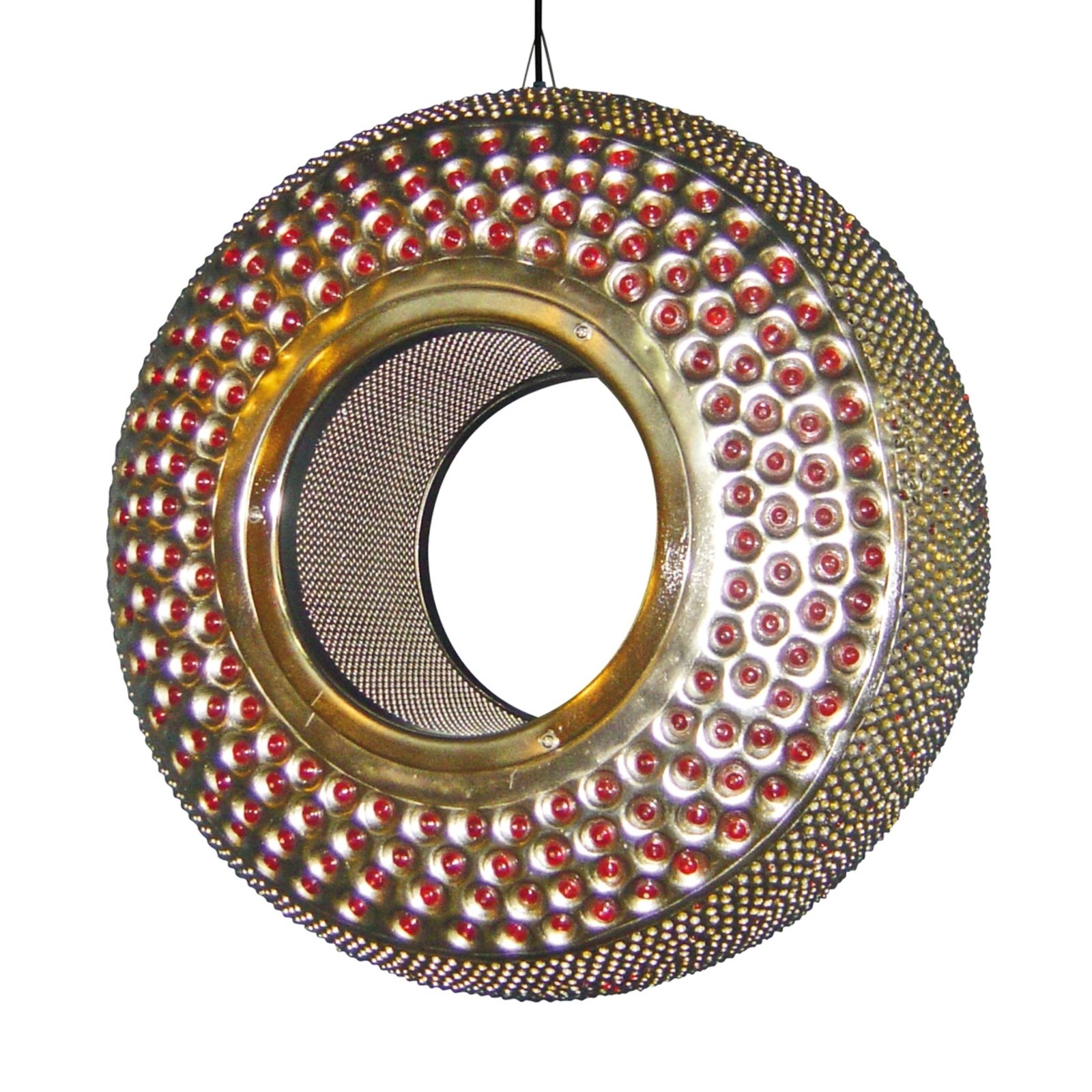 Fraaie hanglamp Oriënt, 42 cm, oranje