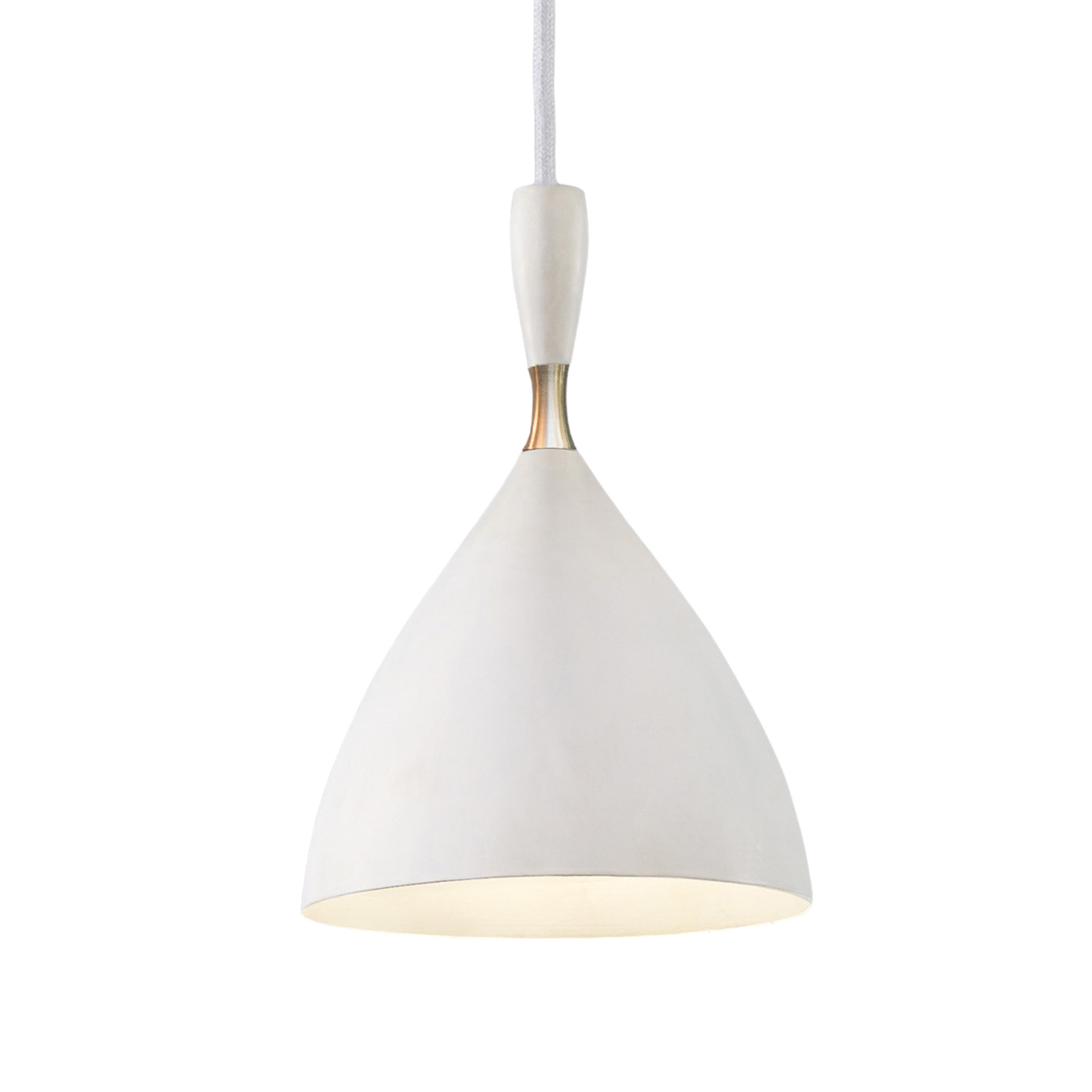 Northern Dokka -Ретро висяща лампа от стомана, бяла