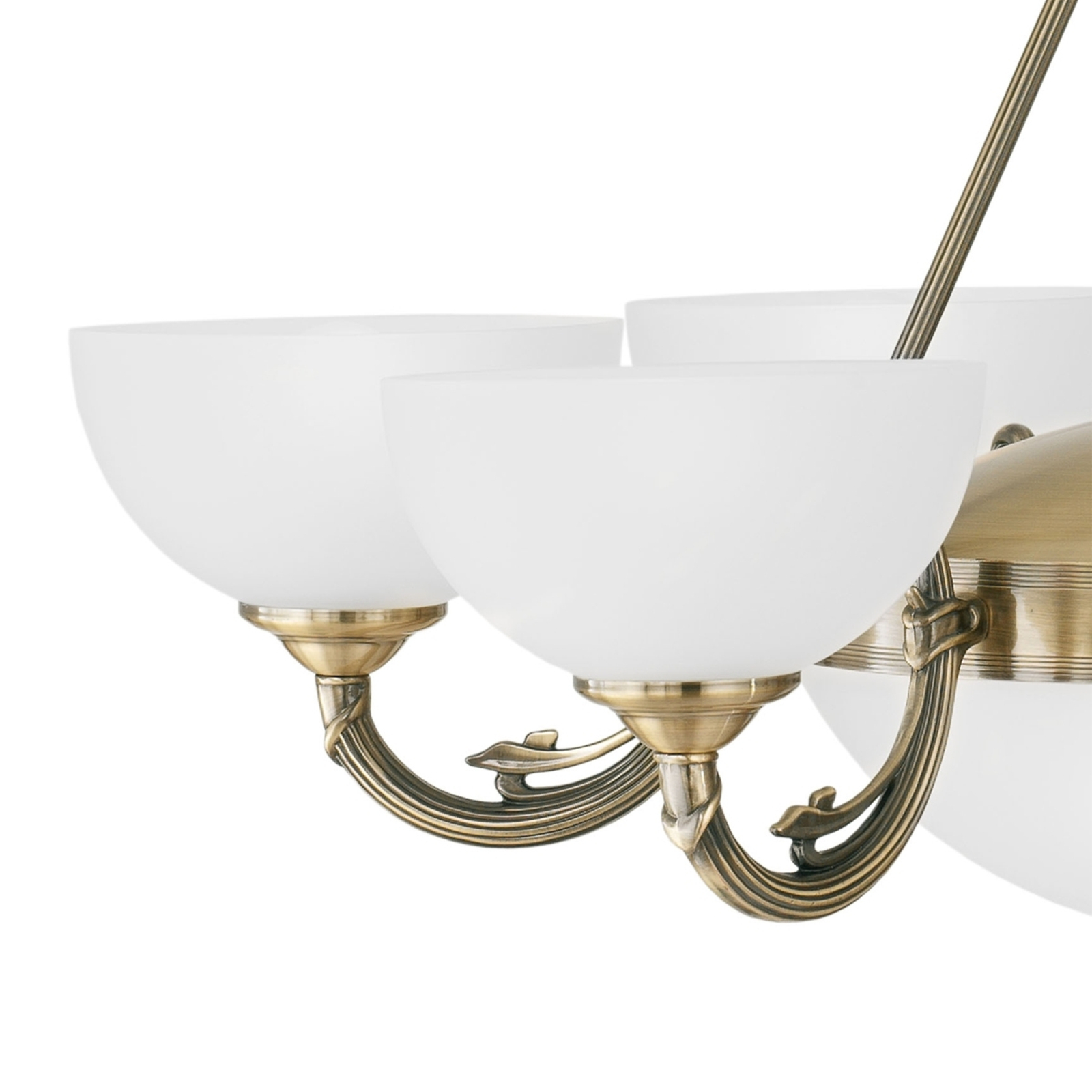 EGLO Savy hanging light with eight bulbs, for Living / Dining Room, metal, glass, energy efficiency: A++