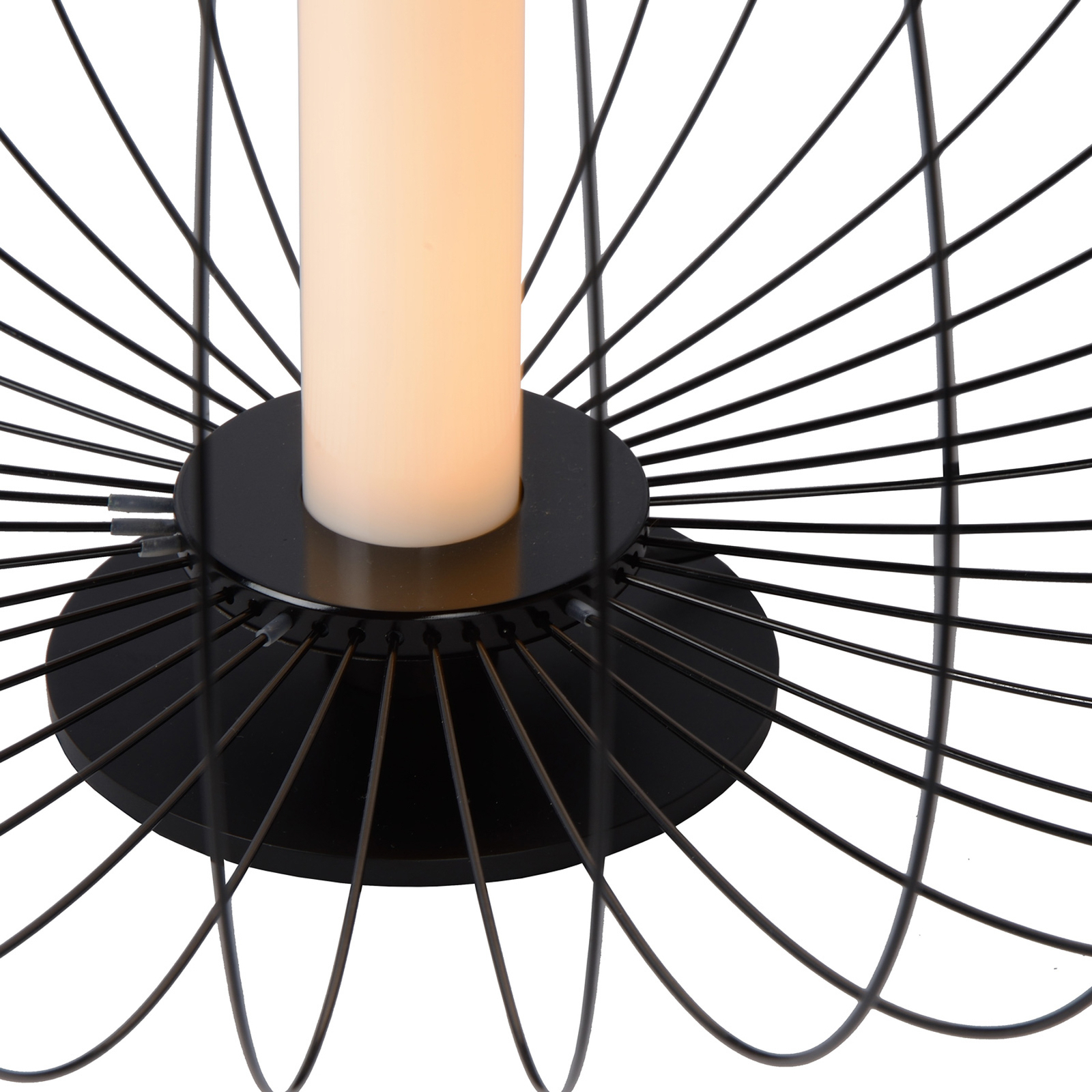 LED-bordslampa Carbony svart