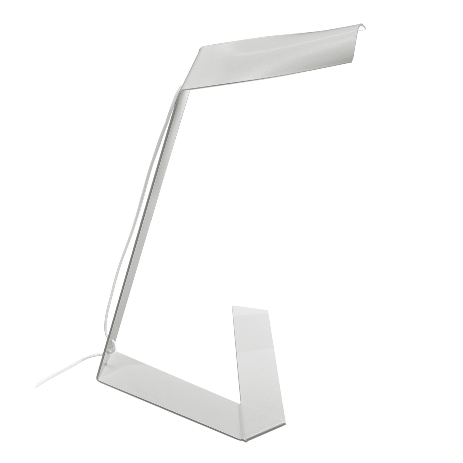 Prandina Elle T1 stolová LED lampa, biela
