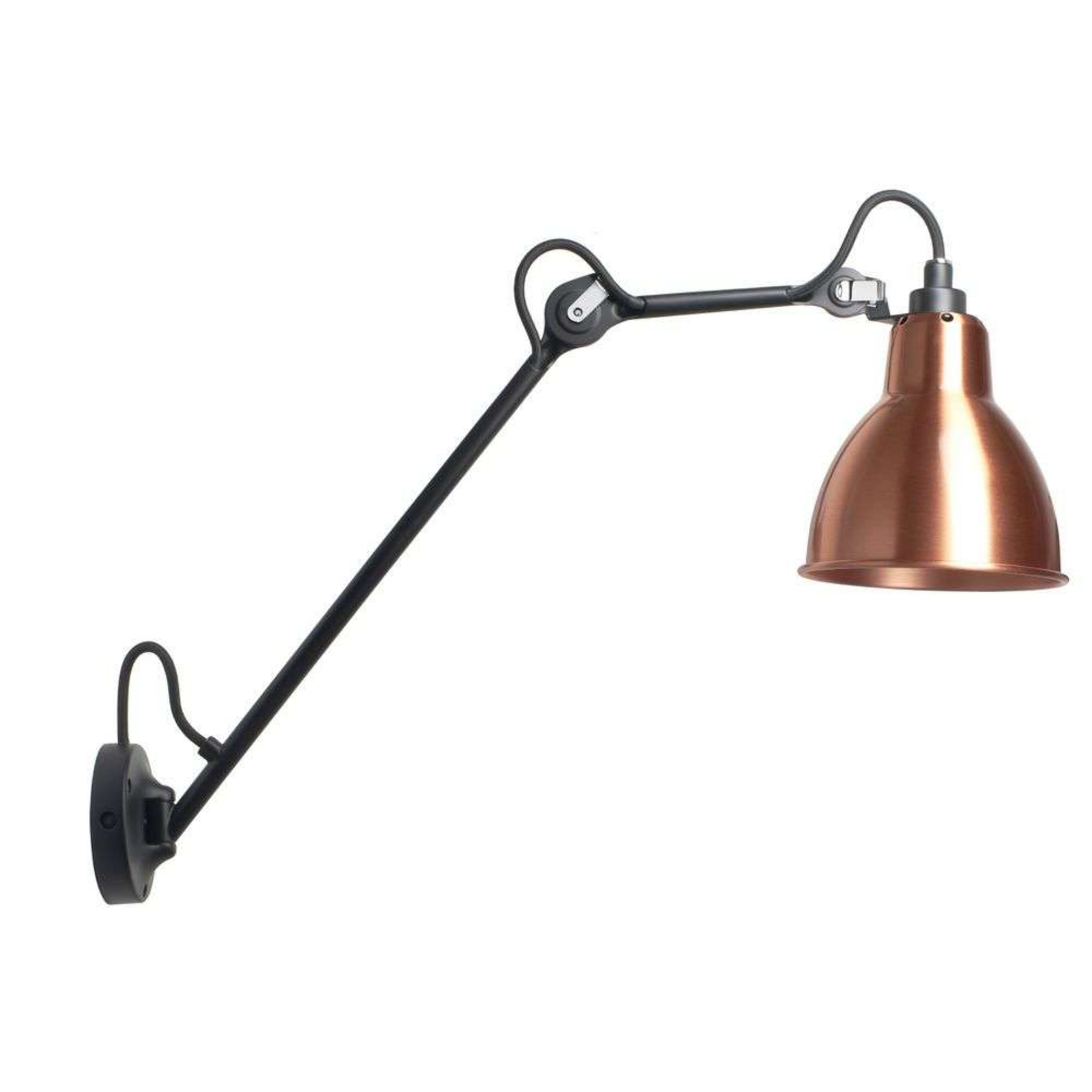 122 Aplică de Perete Black/Copper - Lampe Gras