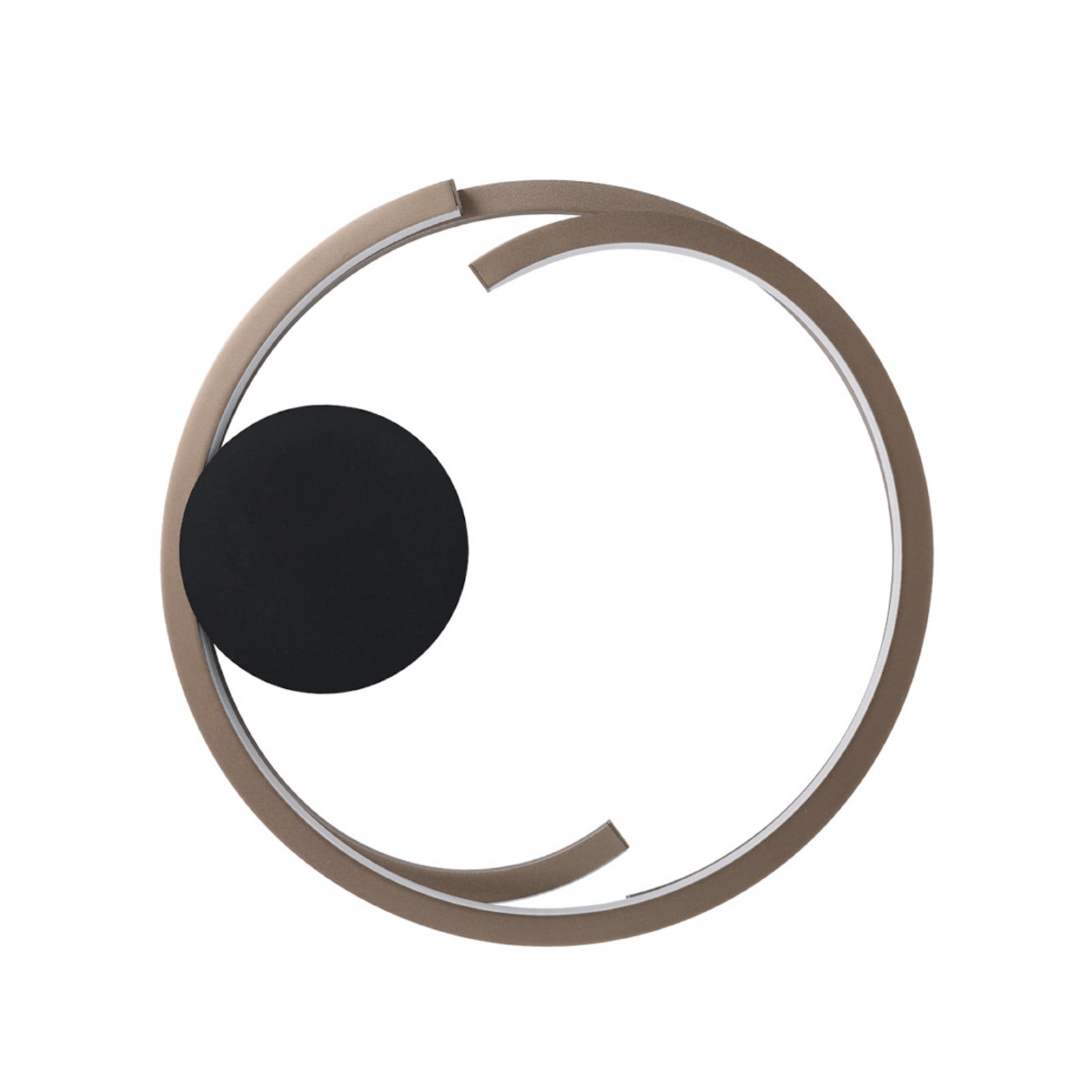 Candeeiro de teto LED EGLO MEZZOMONTE, bronze, Ø 48 cm, CCT Candeeiro de teto LED EGLO MEZZOMONTE, bronze, Ø 48 cm, CCT