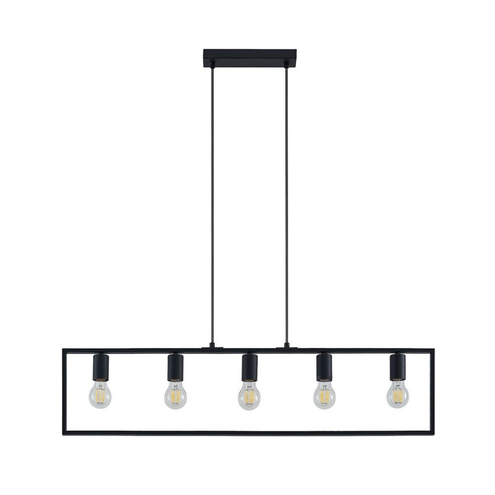 Sherwin 5 Lustră Pendul Black - Lindby