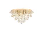 Gillion 4 Plafonieră Crystal/Gold - Lindby