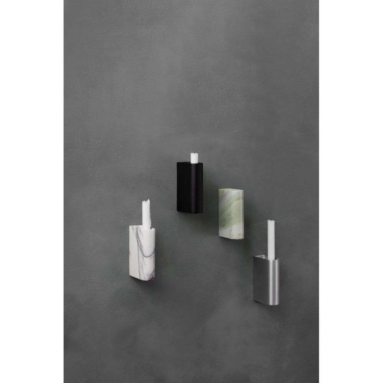 Monolith Candle Holder Wall Aluminium - Northern